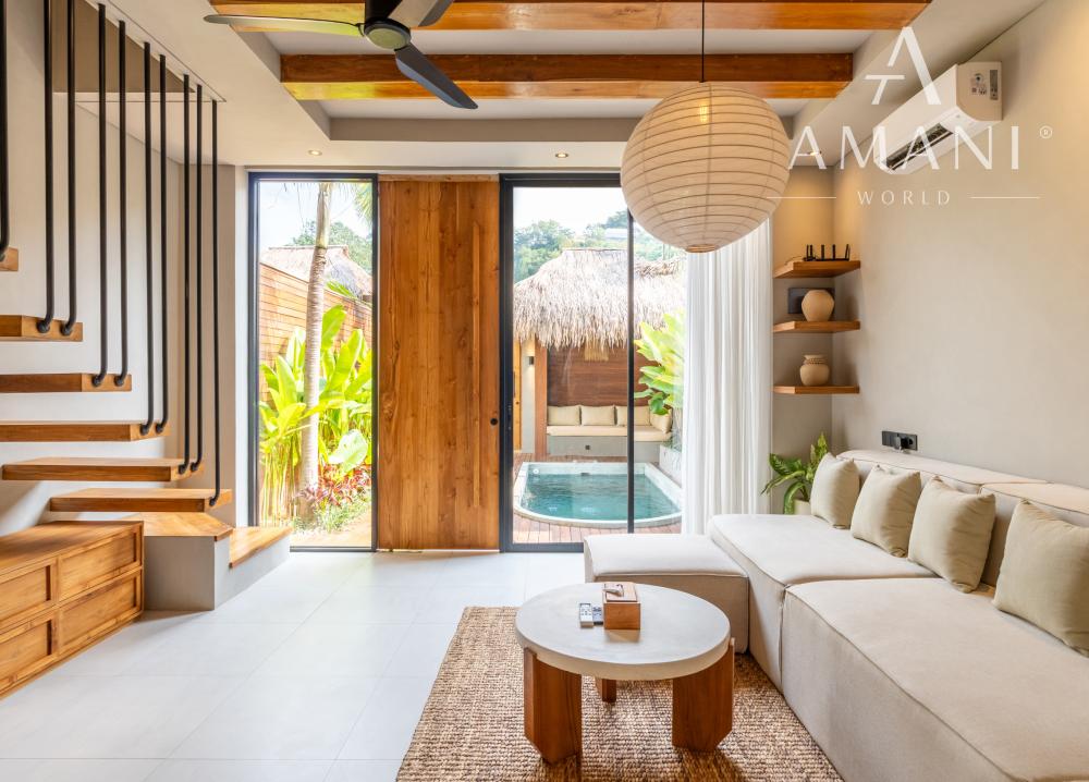 Hotová dizajnová vila s jednou spálňou a privátnym bazénom