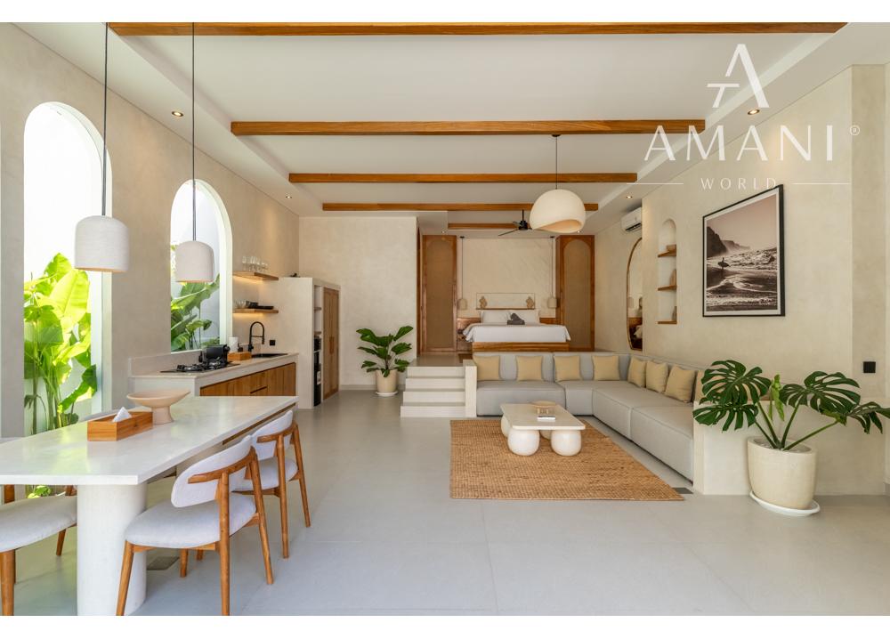 Hotová dizajnová vila s jednou spálňou a privátnym bazénom