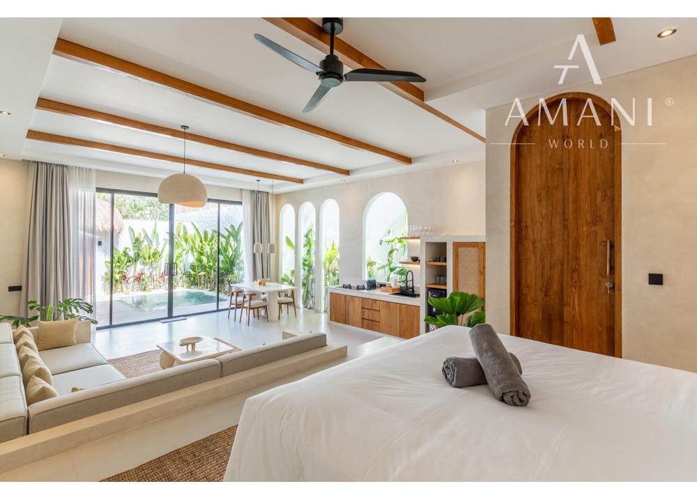 Hotová dizajnová vila s jednou spálňou a privátnym bazénom