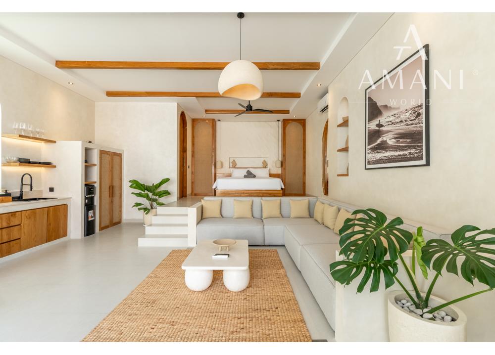 Hotová dizajnová vila s jednou spálňou a privátnym bazénom