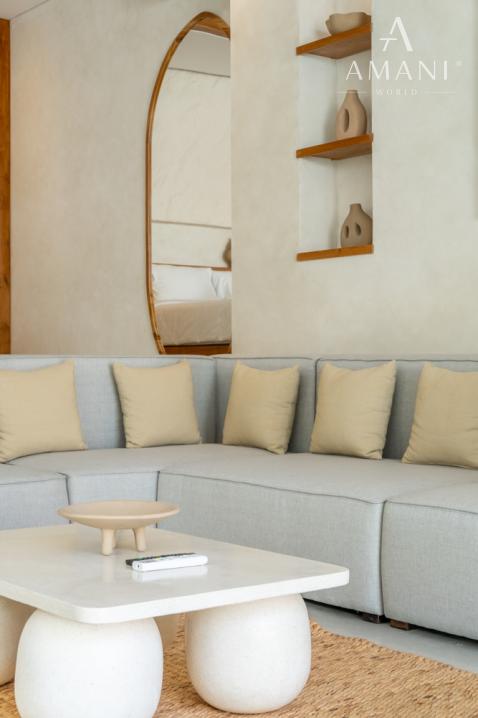 Hotová dizajnová vila s jednou spálňou a privátnym bazénom