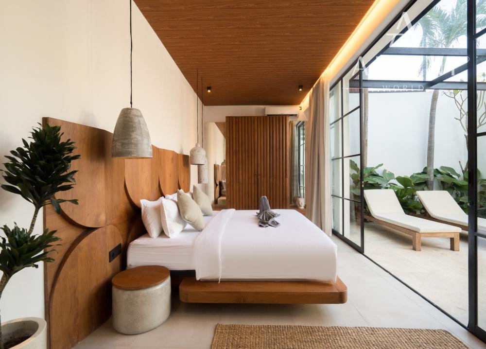 Dizajnérska vila s 2 spálňami v modernom balijskom štýle