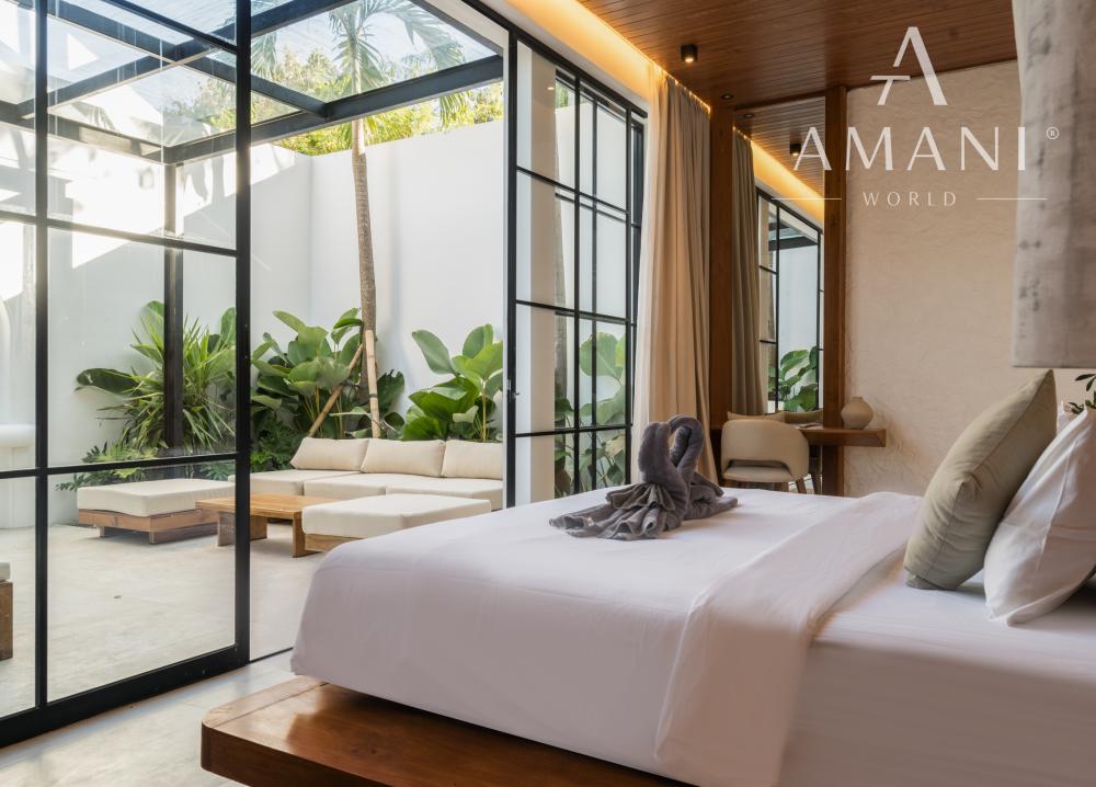 Dizajnérska vila s 2 spálňami v modernom balijskom štýle