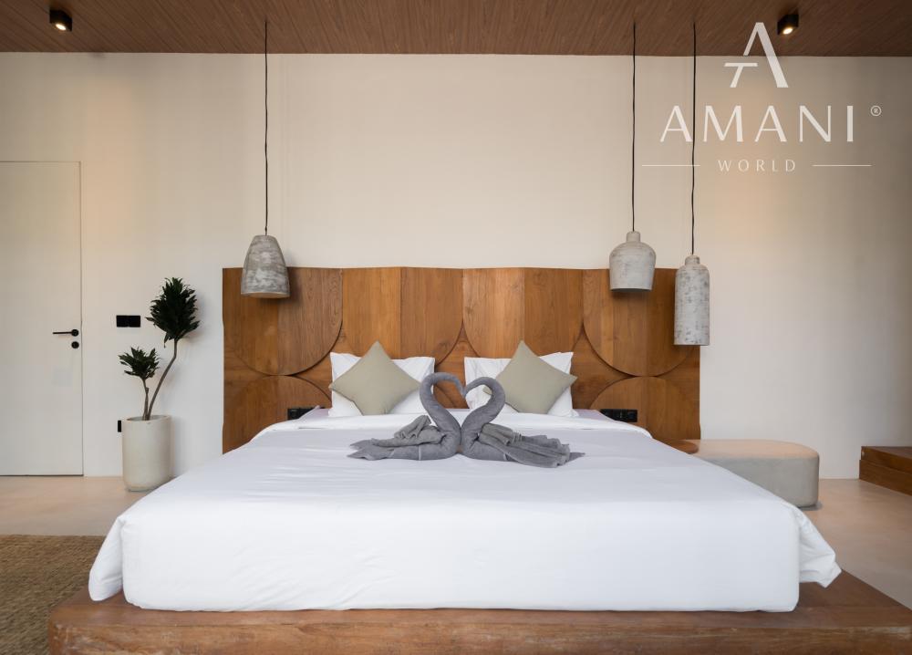 Dizajnérska vila s 2 spálňami v modernom balijskom štýle