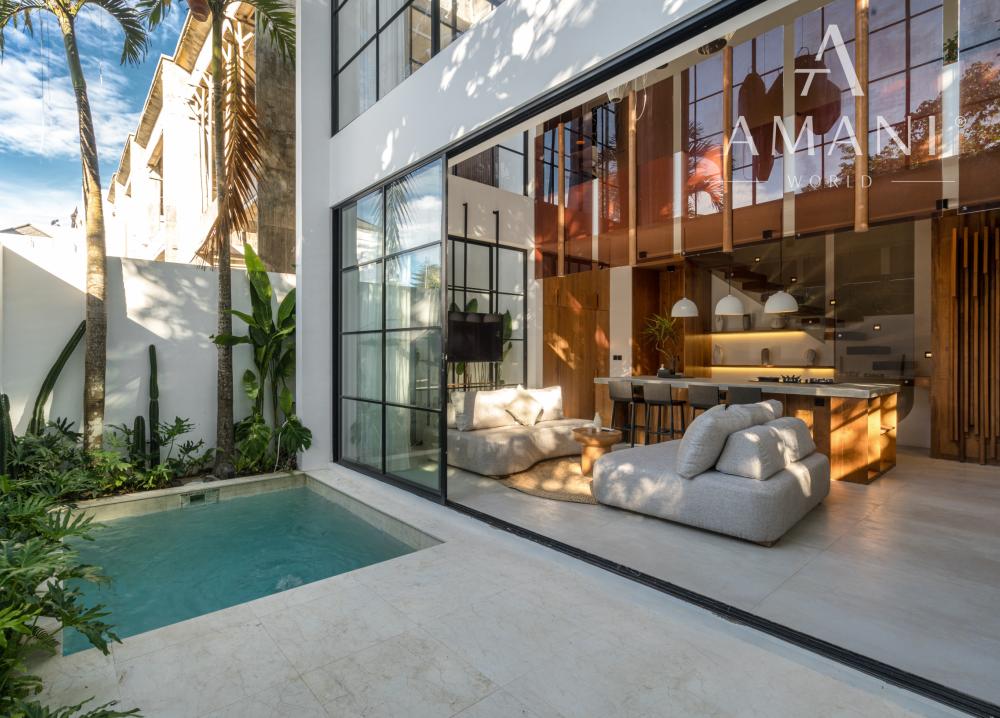 Dizajnérska vila s 2 spálňami v modernom balijskom štýle