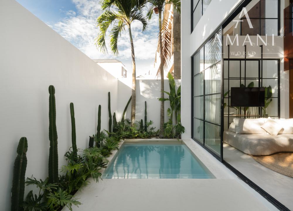 Dizajnérska vila s 2 spálňami v modernom balijskom štýle