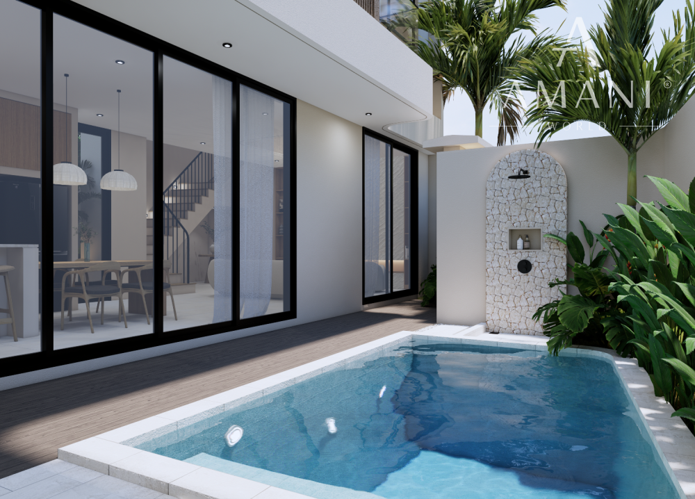 Moderná vila s výhľadom na oceán a súkromným wellness