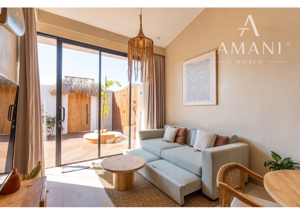 Hotová dizajnová vila s jednou spálňou a privátnym bazénom