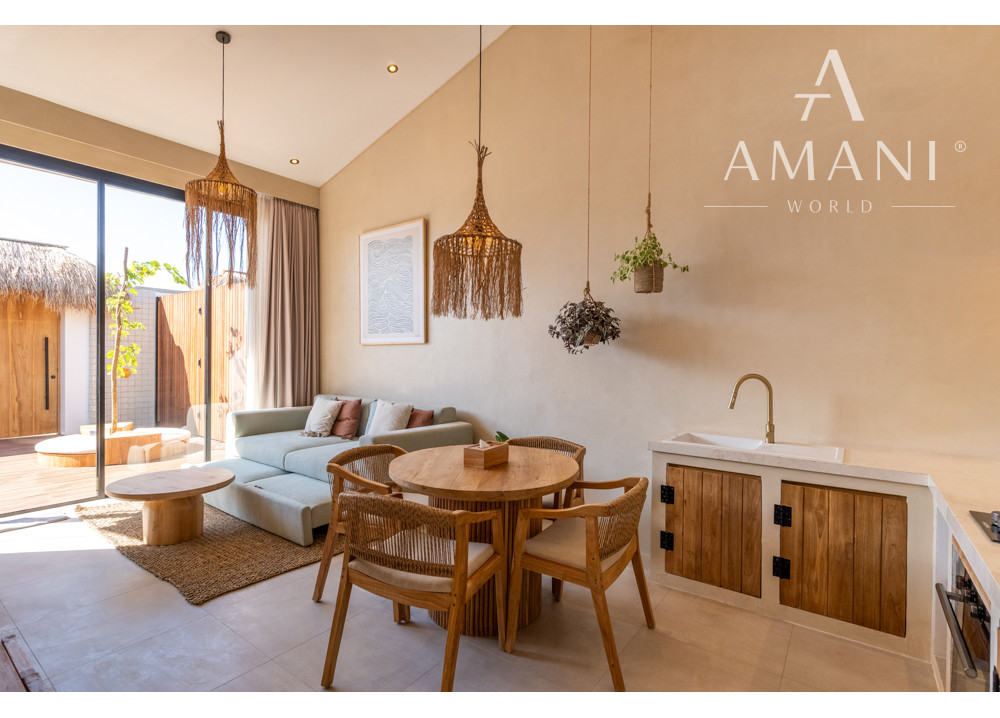 Hotová dizajnová vila s jednou spálňou a privátnym bazénom