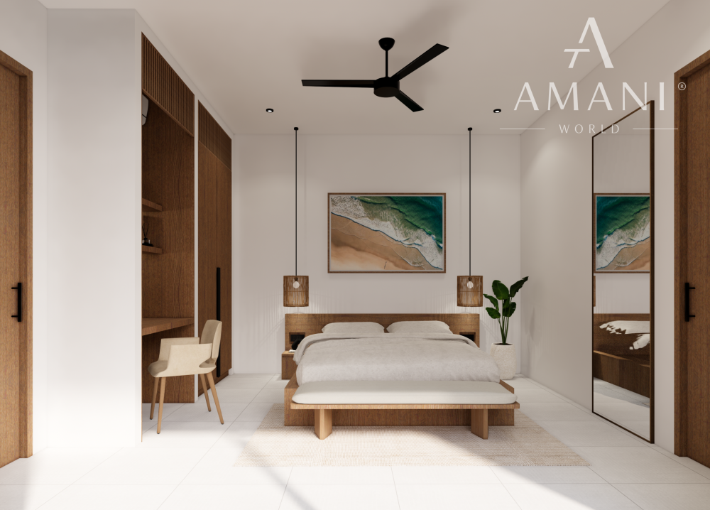 Moderná 1-izbová vila v štýle tropického minimalizmu