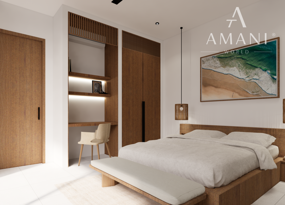 Moderná 1-izbová vila v štýle tropického minimalizmu