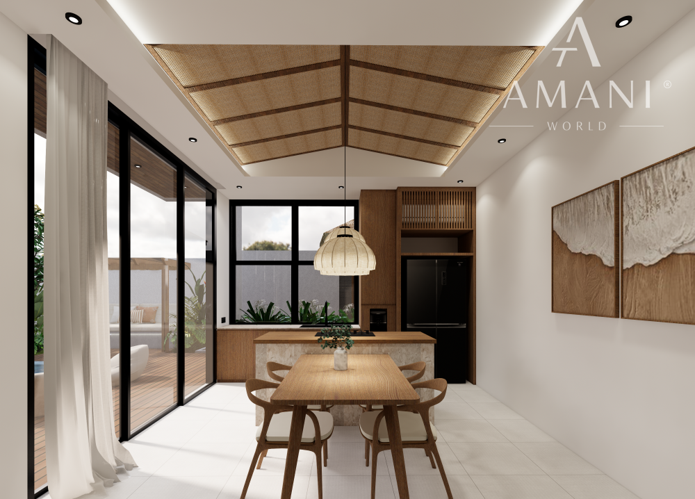 Moderná 1-izbová vila v štýle tropického minimalizmu