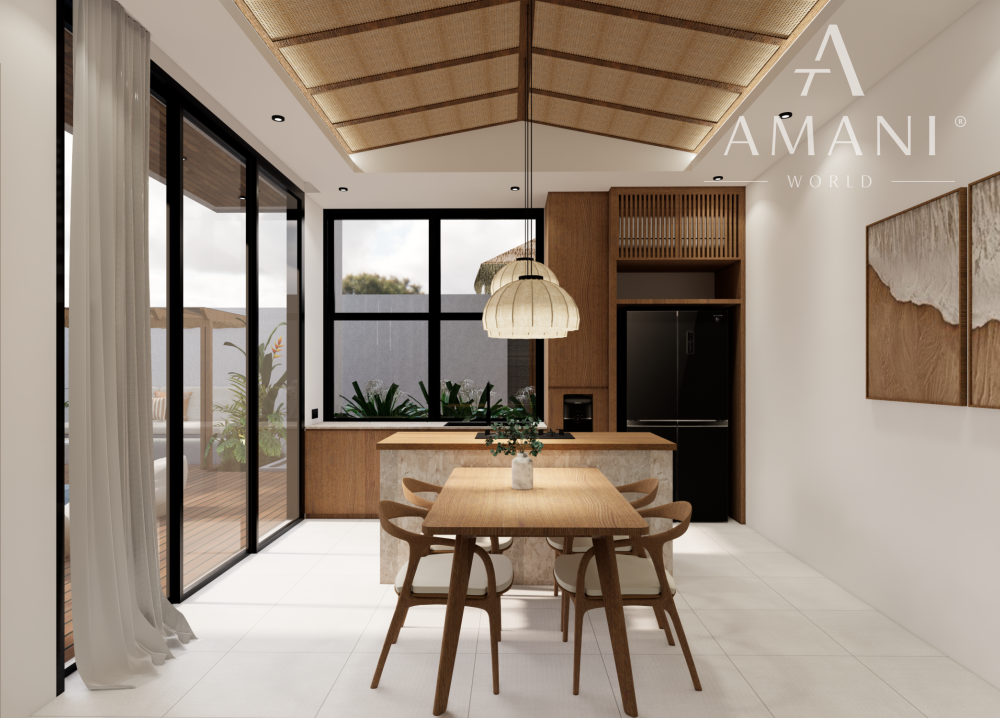 Moderná 1-izbová vila v štýle tropického minimalizmu