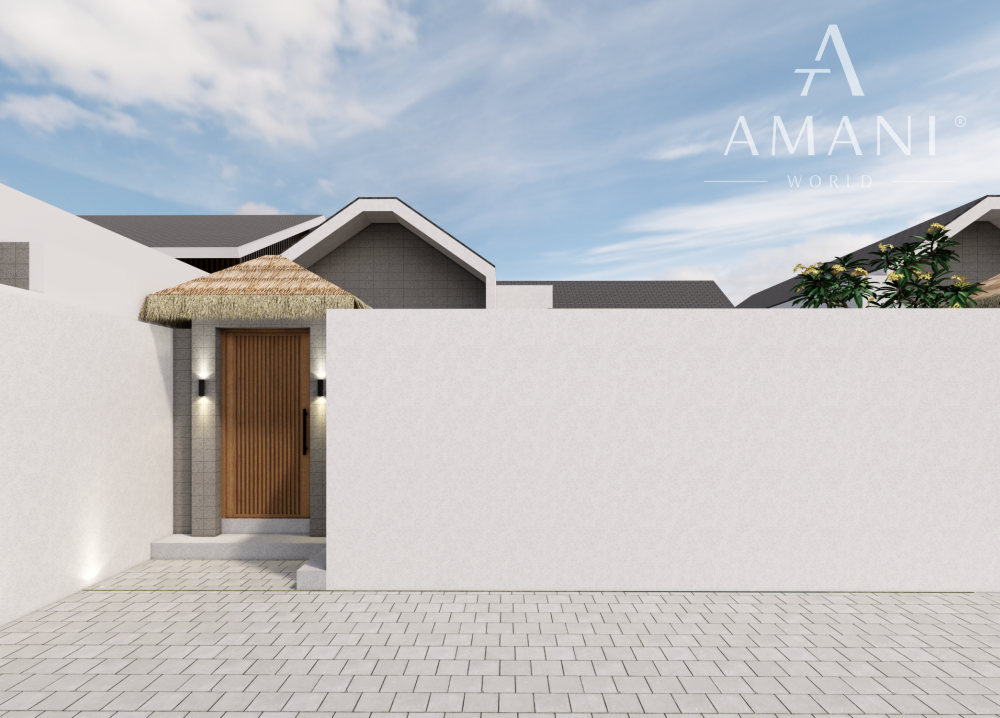 Moderná 1-izbová vila v štýle tropického minimalizmu