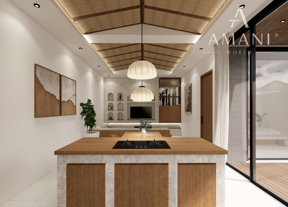 Moderná 1-izbová vila v štýle tropického minimalizmu