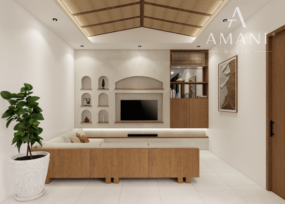 Moderná 1-izbová vila v štýle tropického minimalizmu