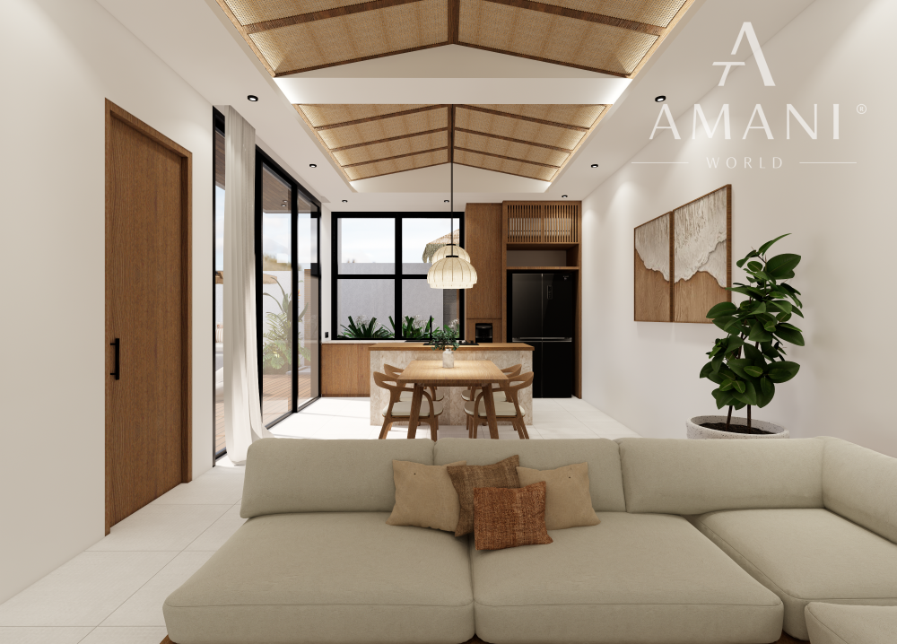 Moderná 1-izbová vila v štýle tropického minimalizmu