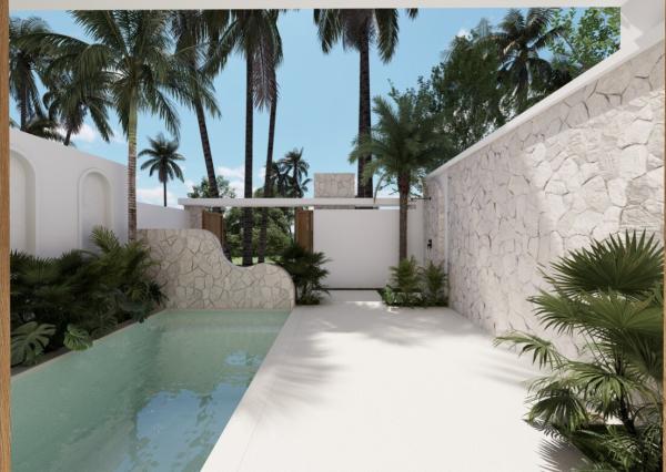 Tropická 2-izbová vila blízko pláže Balangan