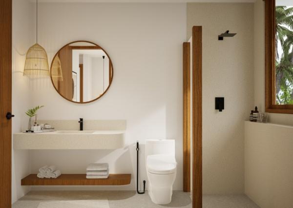 Tropická 2-izbová vila blízko pláže Balangan