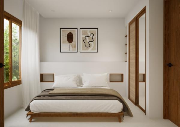 Tropická 2-izbová vila blízko pláže Balangan