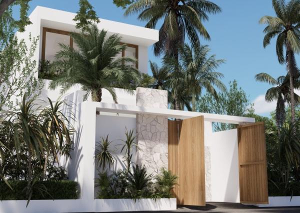 Tropická 2-izbová vila blízko pláže Balangan