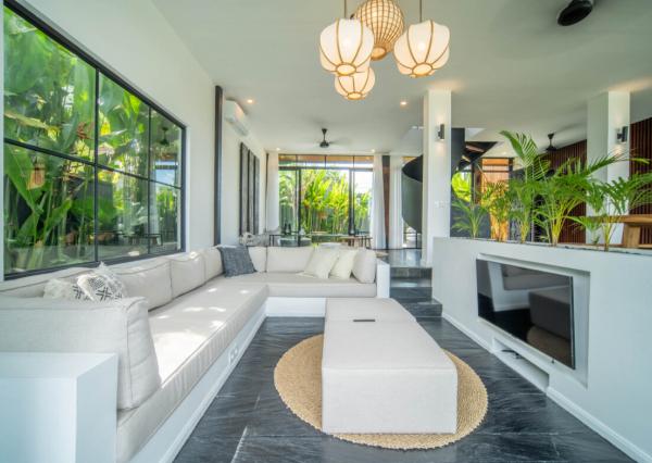 Tropicko-japonská 3-spálňová vila v Tumbak Bayuh