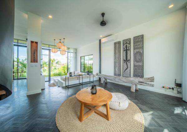 Tropicko-japonská 3-spálňová vila v Tumbak Bayuh