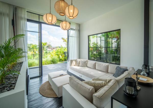 Tropicko-japonská 3-spálňová vila v Tumbak Bayuh