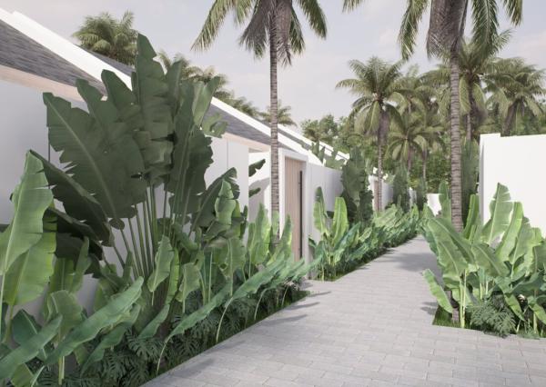 Moderná 1-izbová vila pri pláži v Canggu