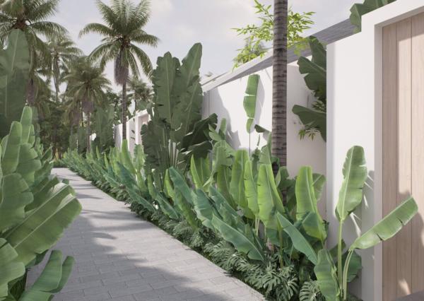 Moderná 1-izbová vila pri pláži v Canggu