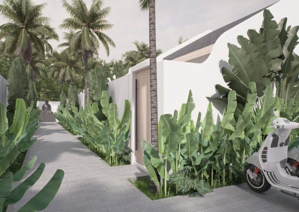 Moderná 1-izbová vila pri pláži v Canggu