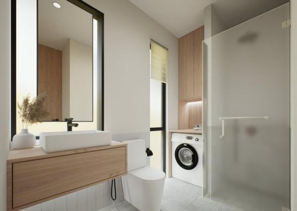 Moderná 1-izbová vila pri pláži v Canggu