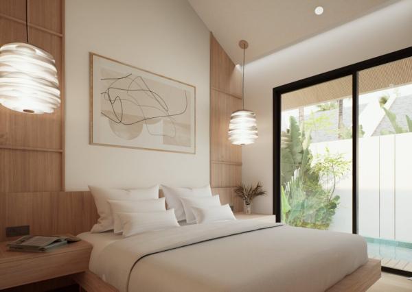 Moderná 1-izbová vila pri pláži v Canggu