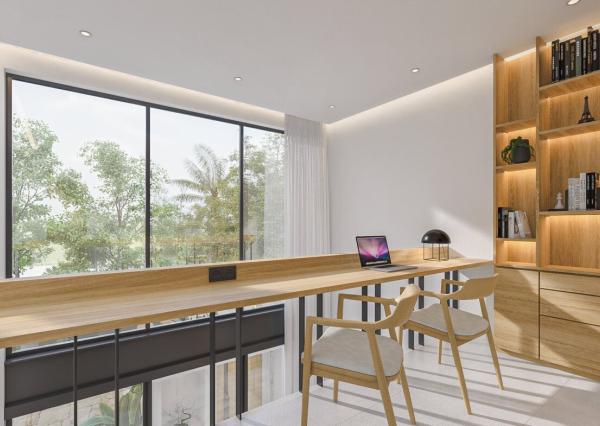 Moderná 2-spálňová vila v Canggu