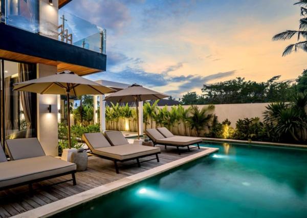 Exkluzívne tropické bývanie s výhľadom na prírodu v Ubud