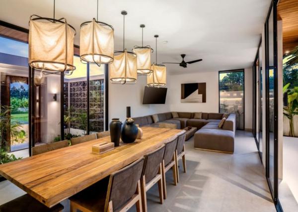 Exkluzívne tropické bývanie s výhľadom na prírodu v Ubud