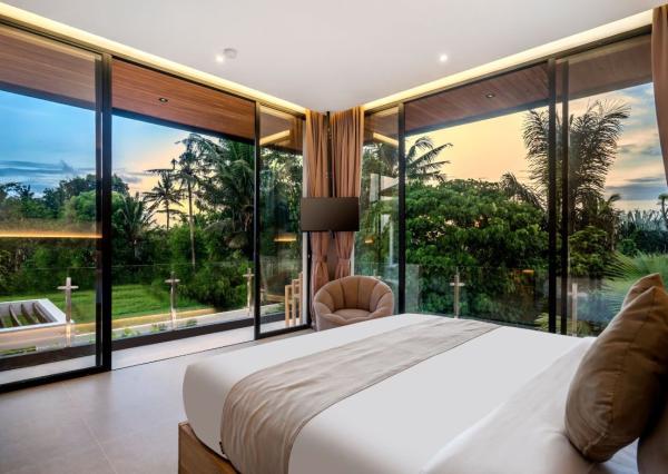 Exkluzívne tropické bývanie s výhľadom na prírodu v Ubud
