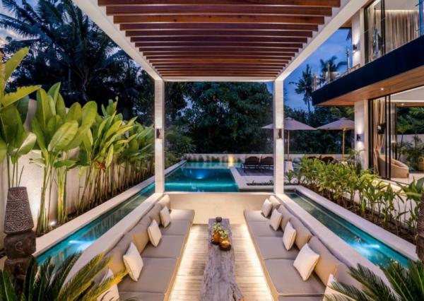 Exkluzívne tropické bývanie s výhľadom na prírodu v Ubud