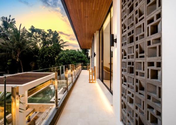Exkluzívne tropické bývanie s výhľadom na prírodu v Ubud