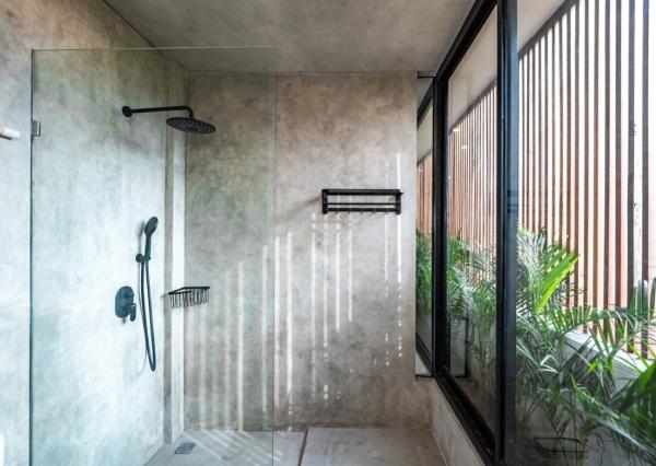 Tropická trojspálňová vila s výhľadom na ryžové polia v Ubud