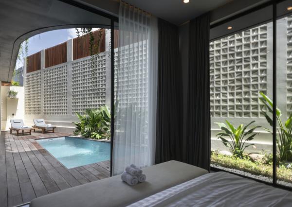 Nová moderná trojspálňová vila v rezidenčnej časti Umalas