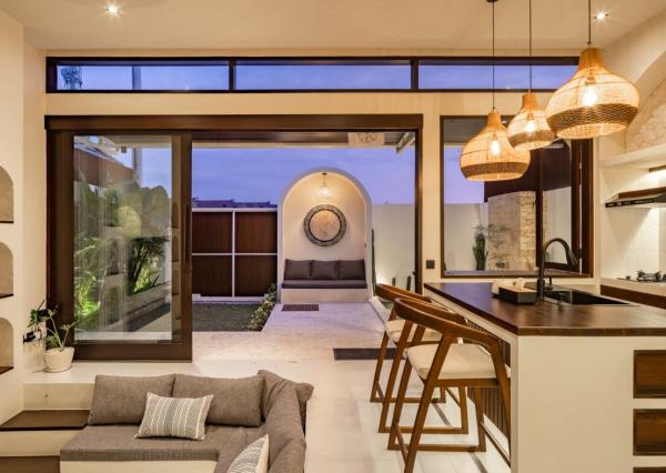 Štýlová tropická vila s 1 spálňou blízko pláže v Cemagi