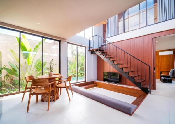 Moderná vila len pár krokov od pláže neďaleko Canggu