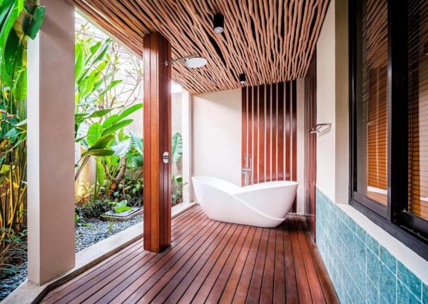 Moderná vila len pár krokov od pláže neďaleko Canggu