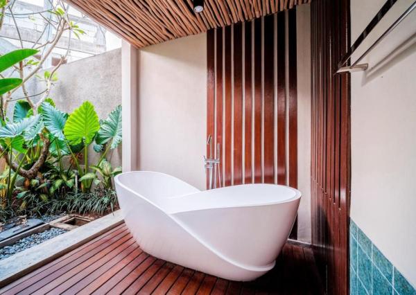 Moderná vila len pár krokov od pláže neďaleko Canggu