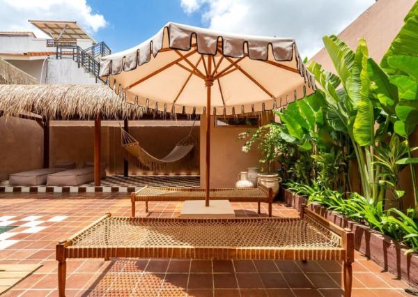 Tropická dvojspálňová vila v pešej vzdialenosti od pláže v Kedungu