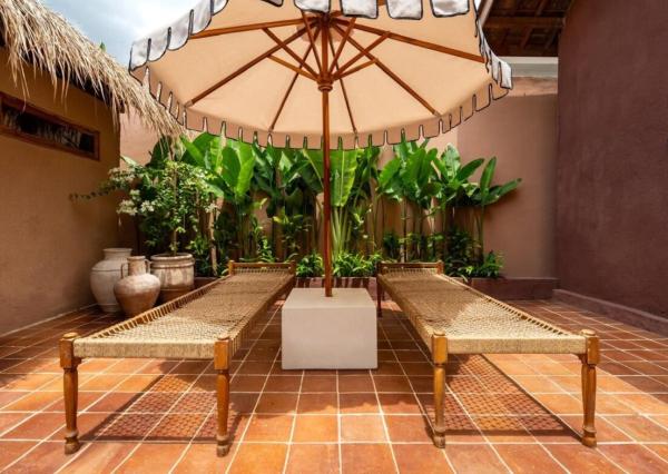 Tropická dvojspálňová vila v pešej vzdialenosti od pláže v Kedungu