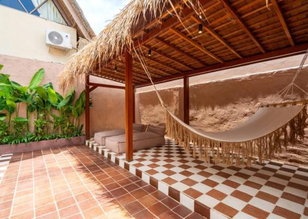 Tropická dvojspálňová vila v pešej vzdialenosti od pláže v Kedungu