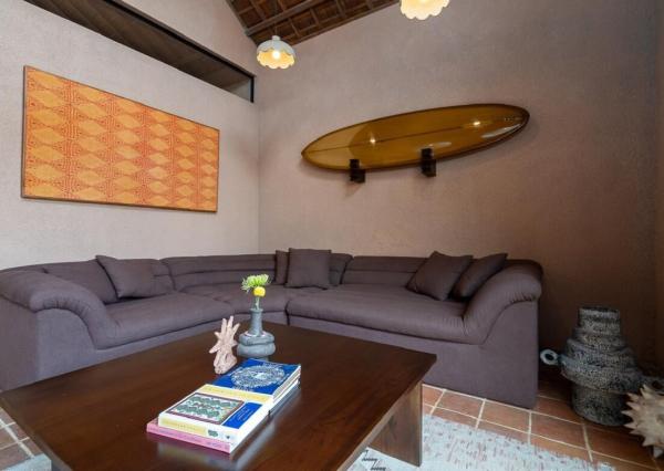 Tropická dvojspálňová vila v pešej vzdialenosti od pláže v Kedungu