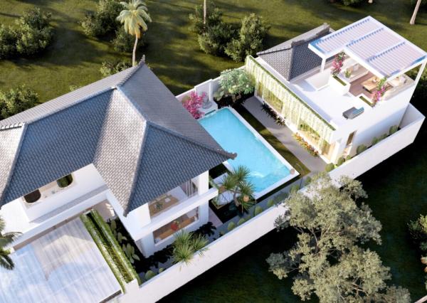 Nová 3-izbová strešná terasa v oblasti Jimbaran